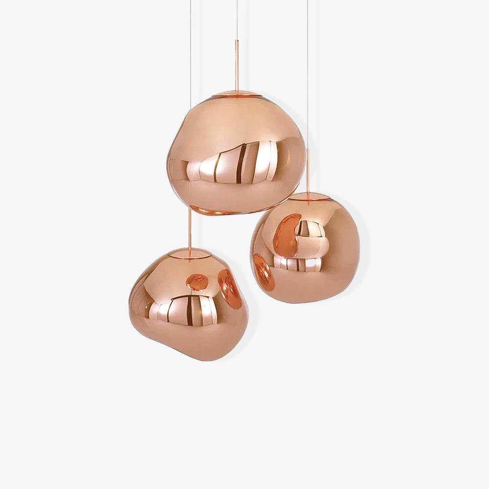 Multi Lava Round Pendant Lamp - Lumpaz