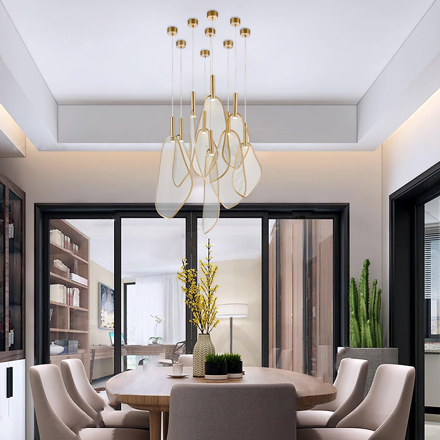 Fan Shape Pendant Light - Lumpaz