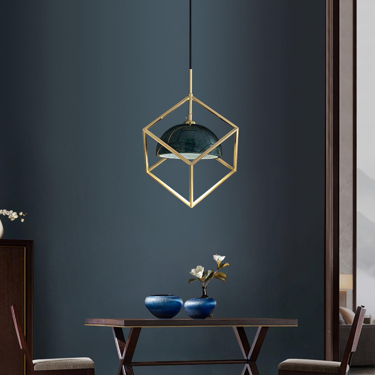Lantern Square Pendant Lamp - Lumpaz