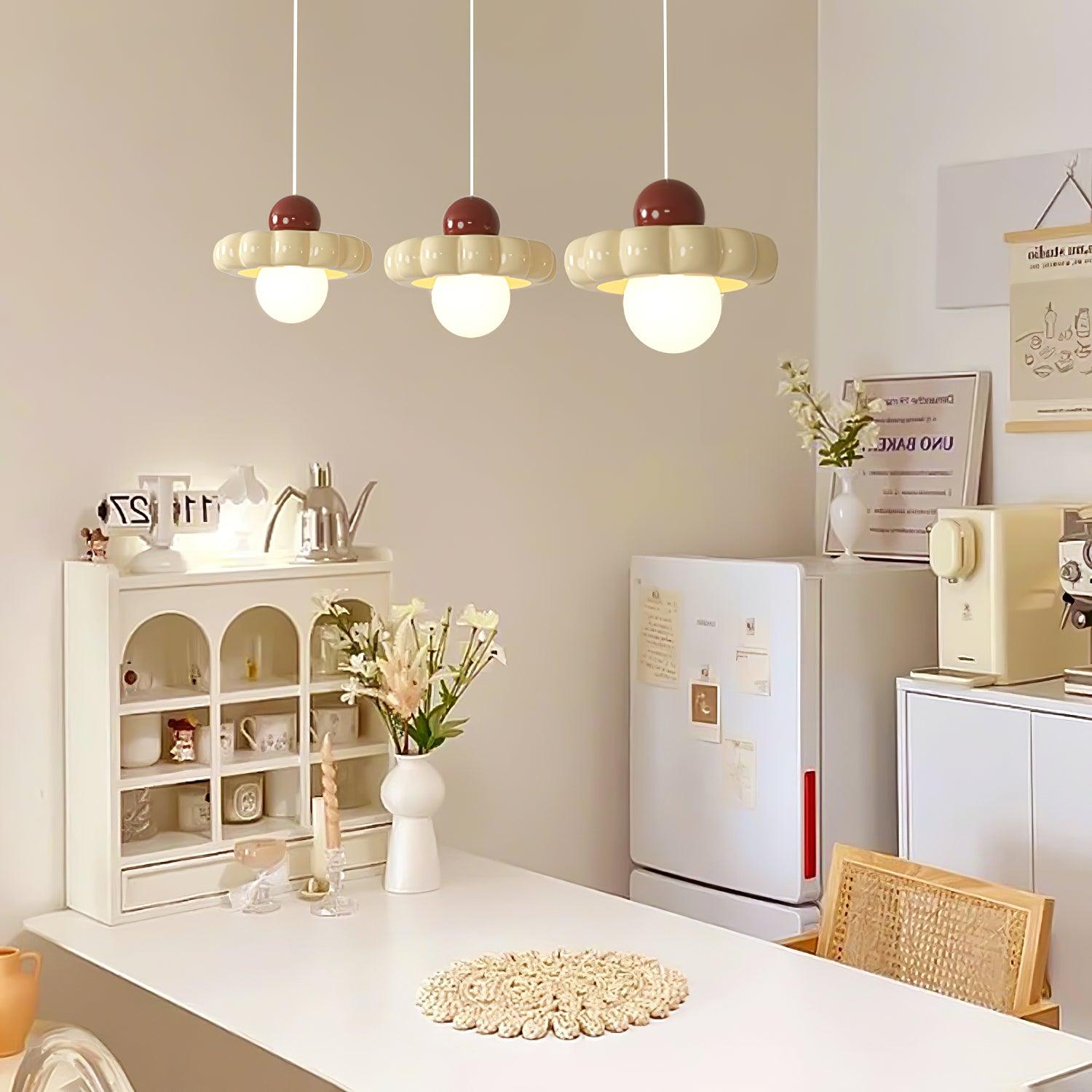 Cream Cloud Pendant Lamp - Lumpaz