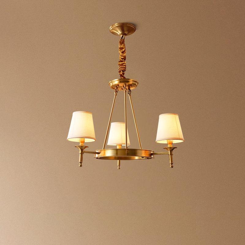 Antique Brass Chandelier - Lumpaz
