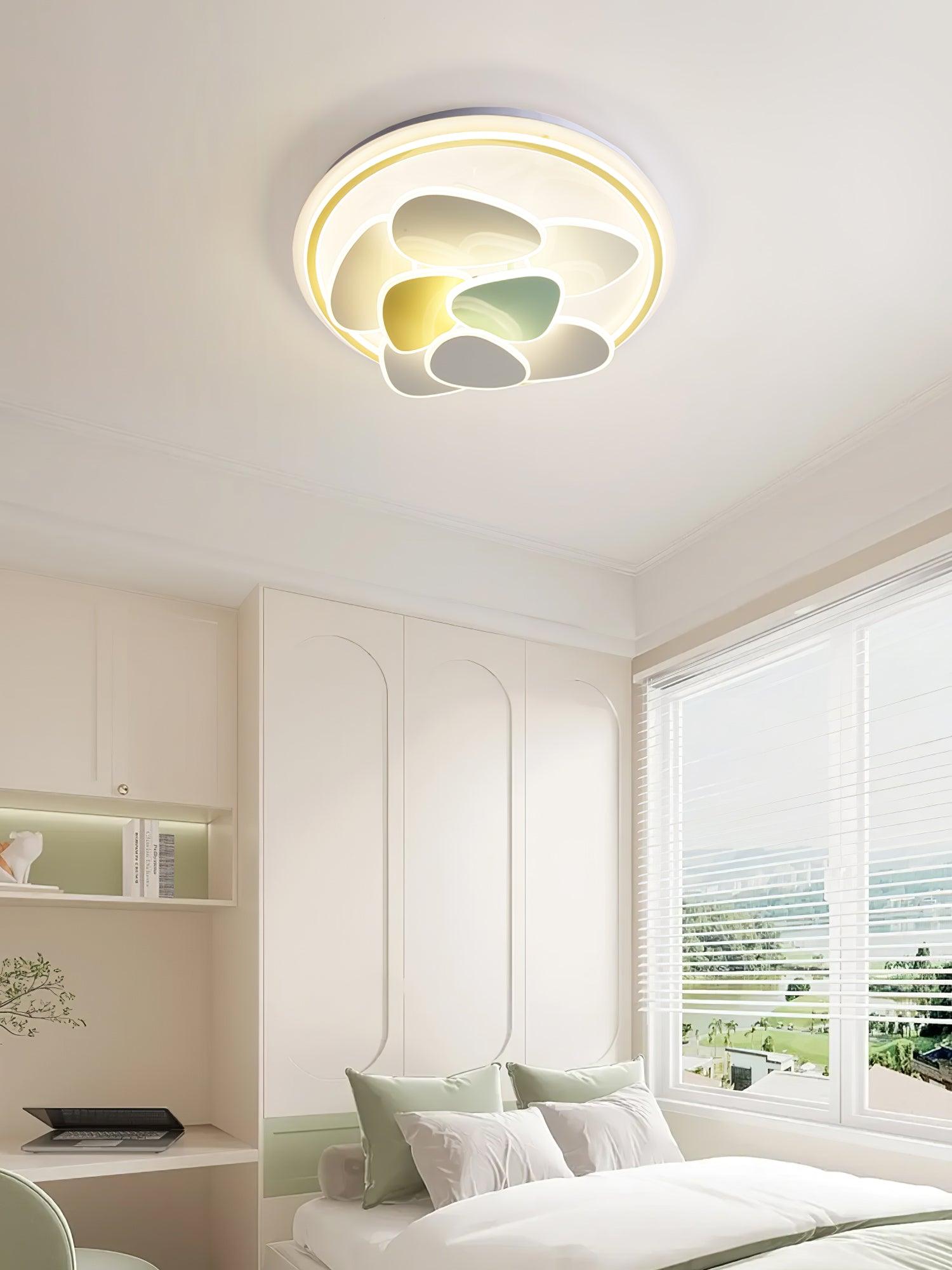 Colorful Cloud Round Ceiling Lamp - Lumpaz