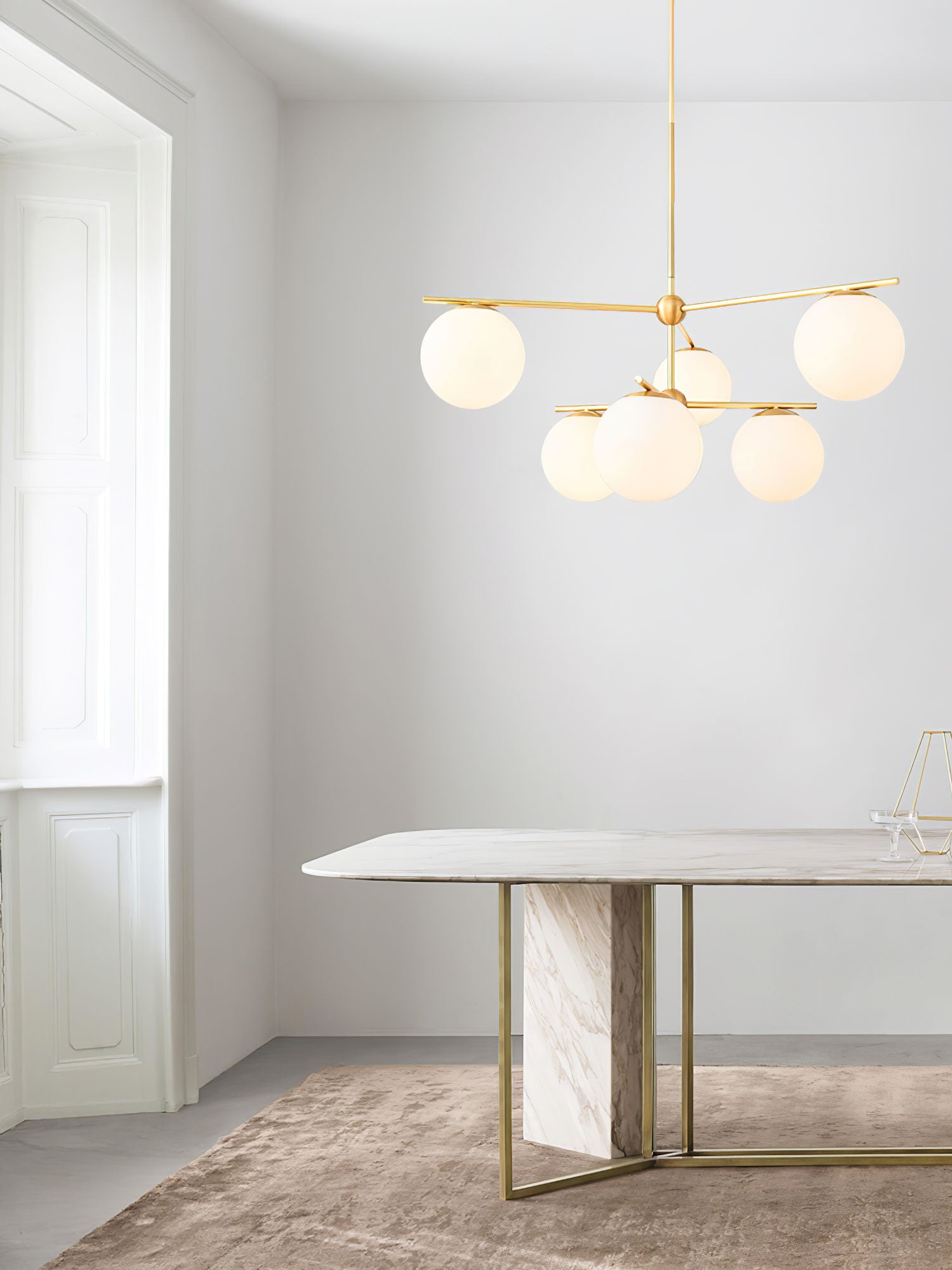 Sphere & Stem Chandelier - Lumpaz