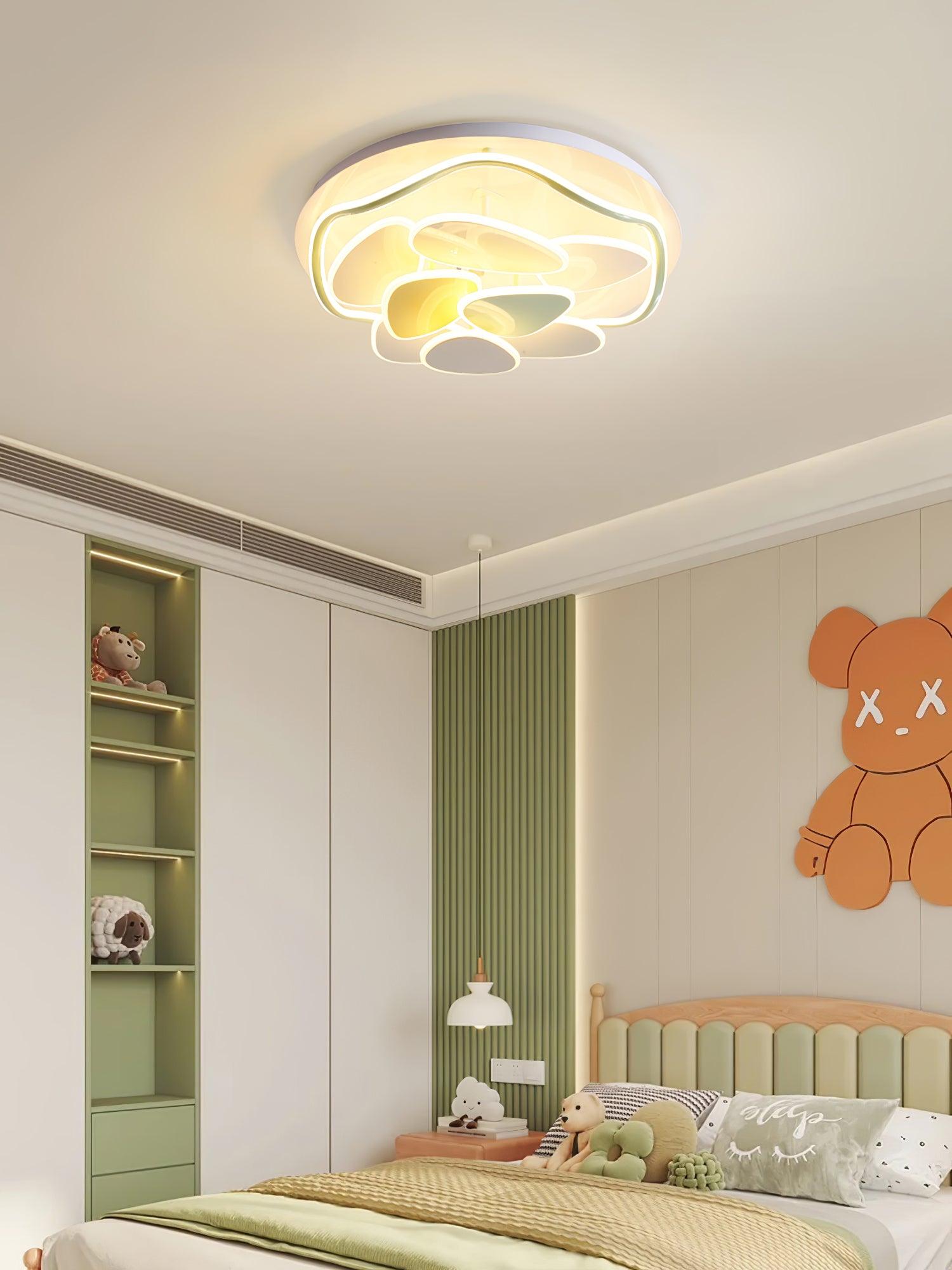 Colorful Cloud Round Ceiling Lamp - Lumpaz