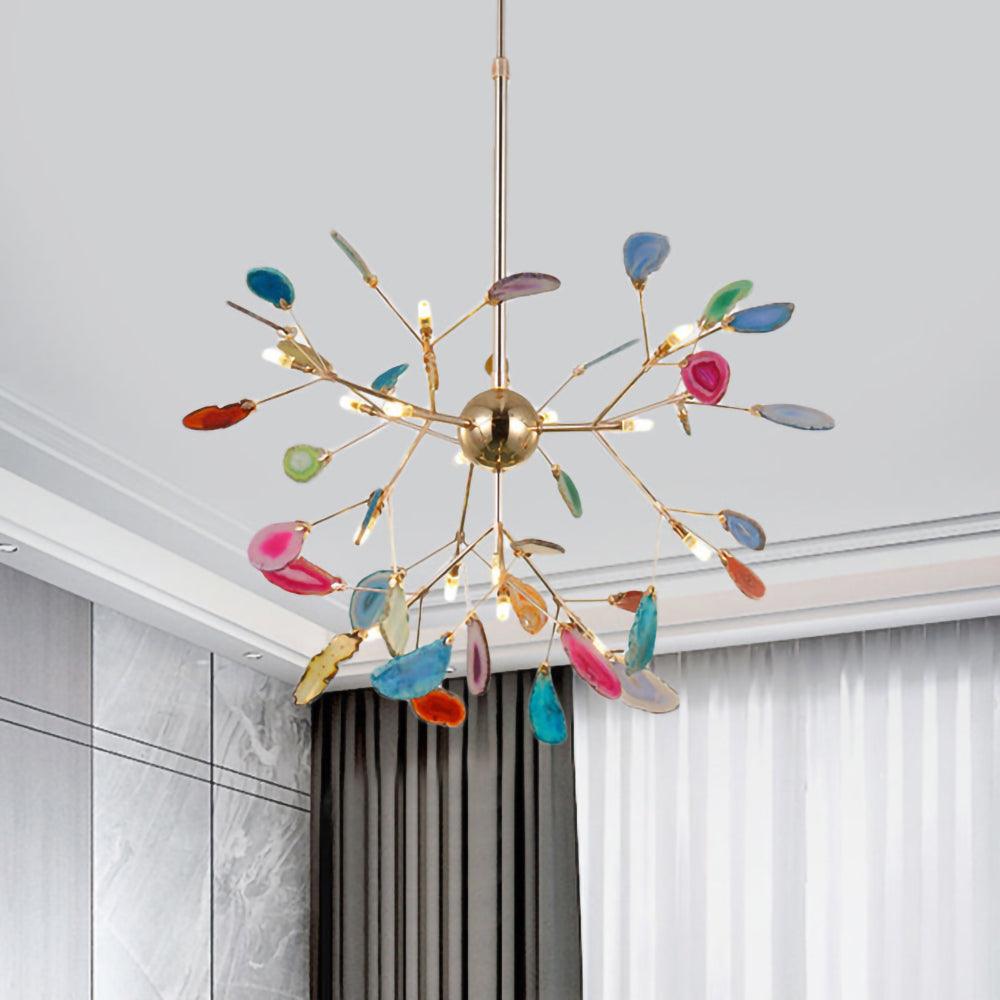 Agate Flake Chandelier - Lumpaz