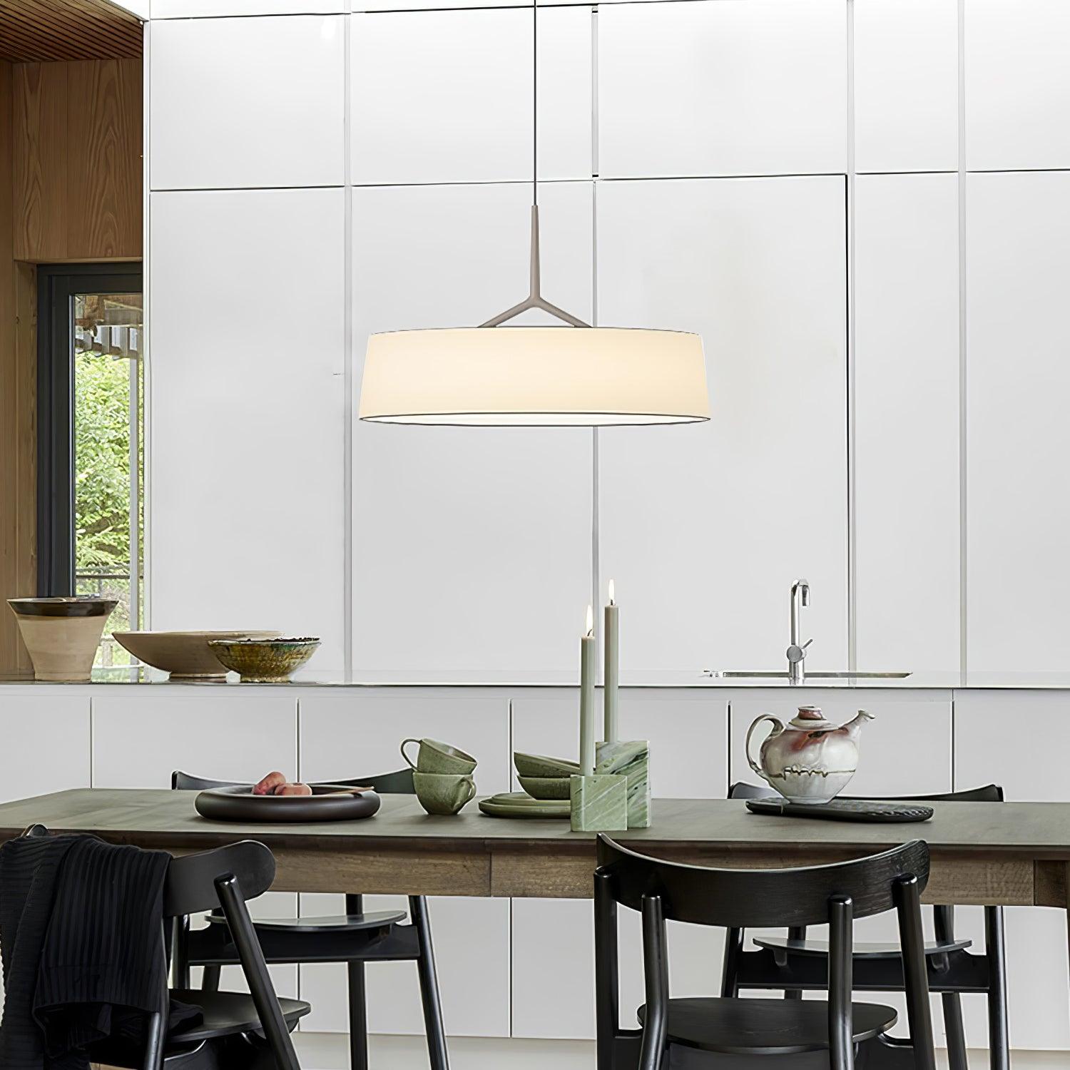 Paper Glow Circular Pendant Lamp - Lumpaz