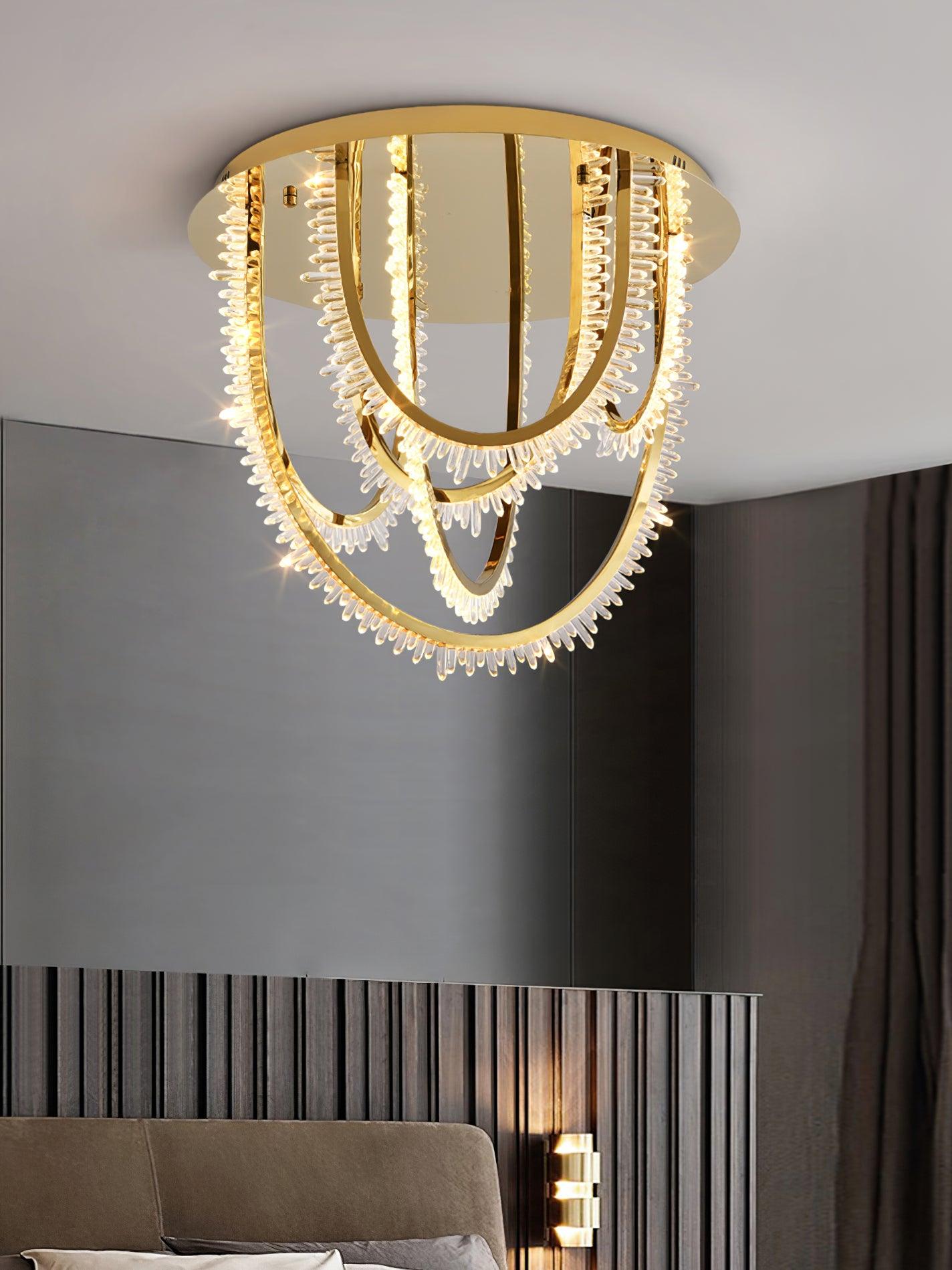 Crystal Corde Ceiling Light - Lumpaz