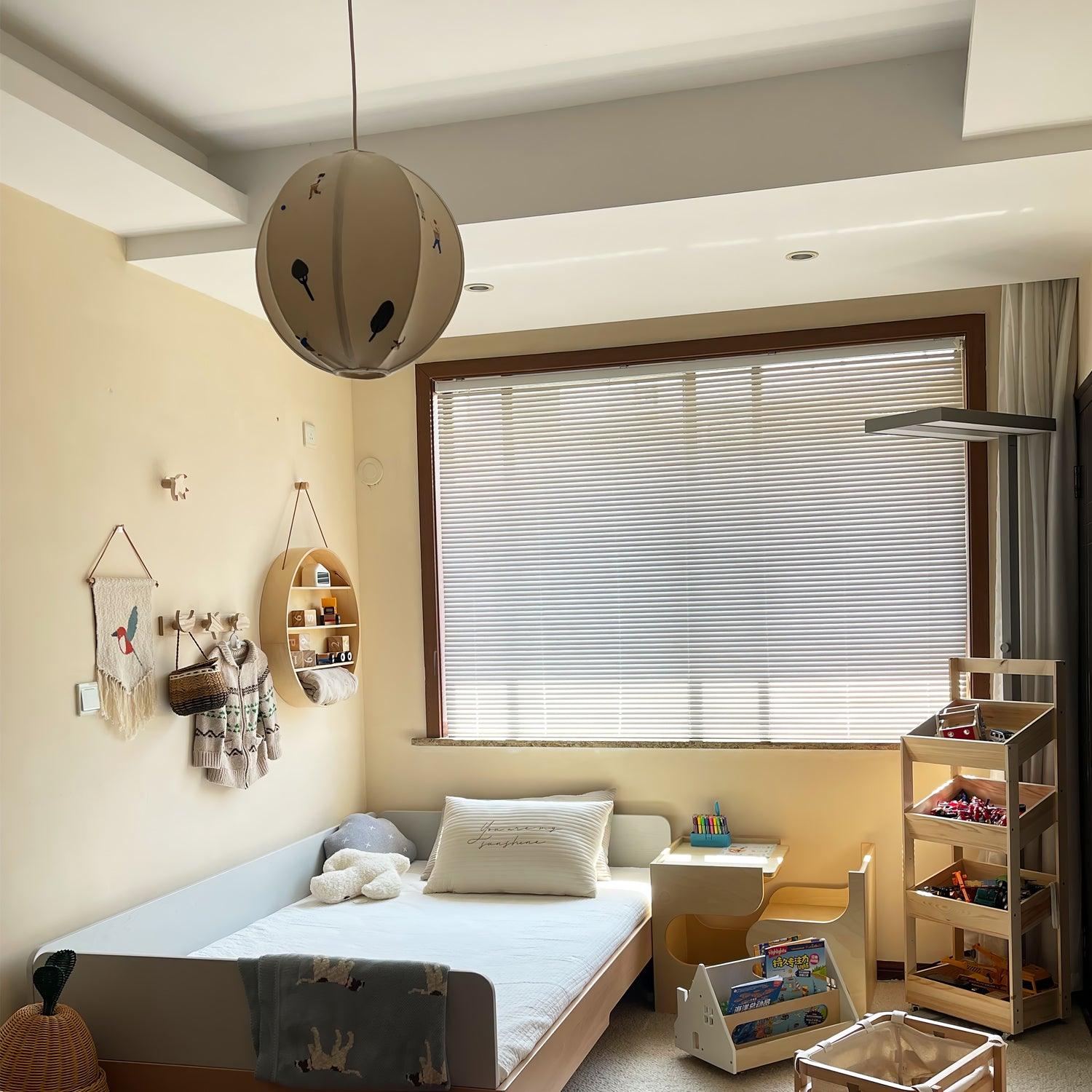 Park Embroidered Textile Pendant Lamp - Lumpaz