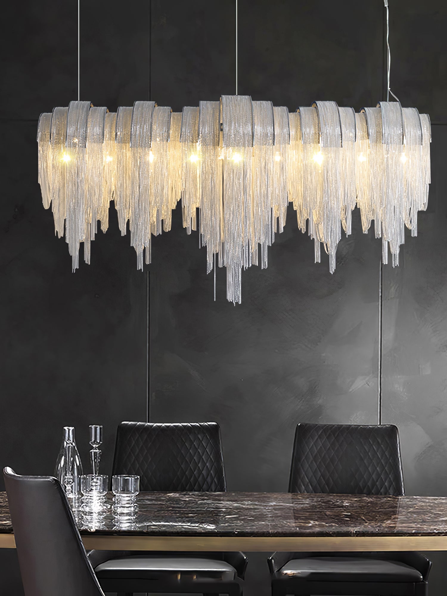 Length Chains Chandelier - Lumpaz