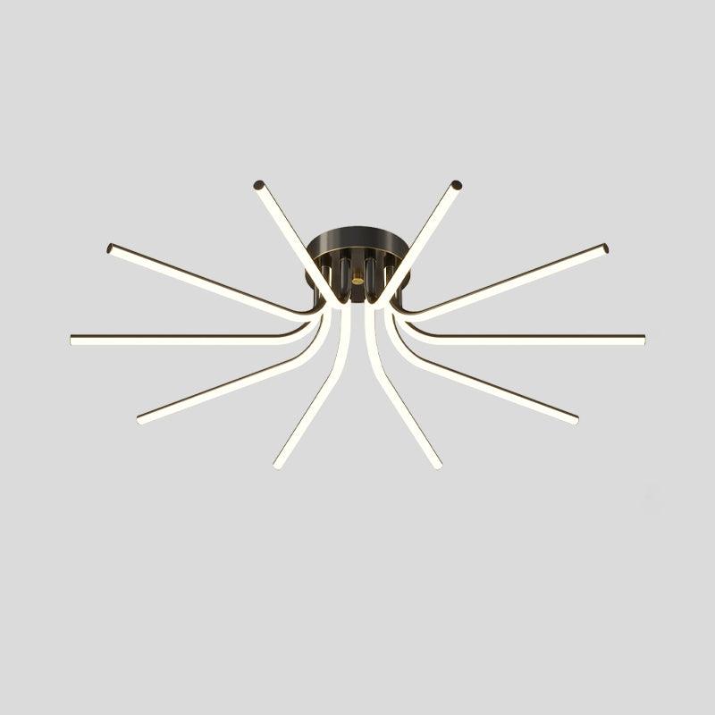 Brass Starbursts Ceiling Lamp - Lumpaz