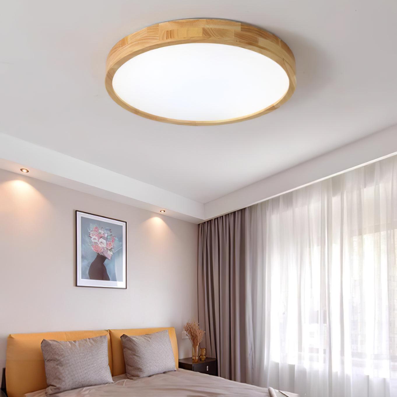 Wooden Geometric Ceiling Light - Lumpaz