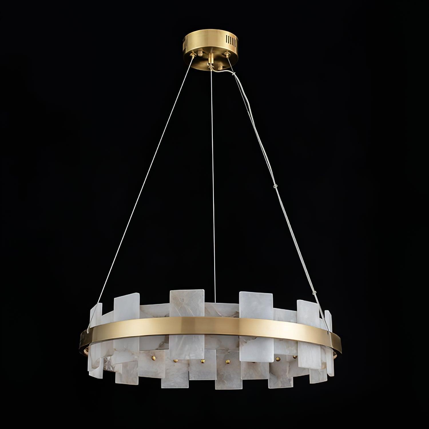 Alabaster Halo Chandelier - Lumpaz