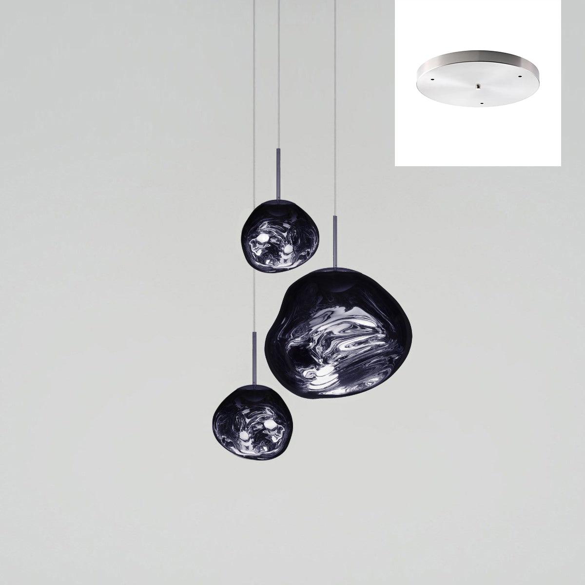 Multi Lava Round Pendant Lamp - Lumpaz