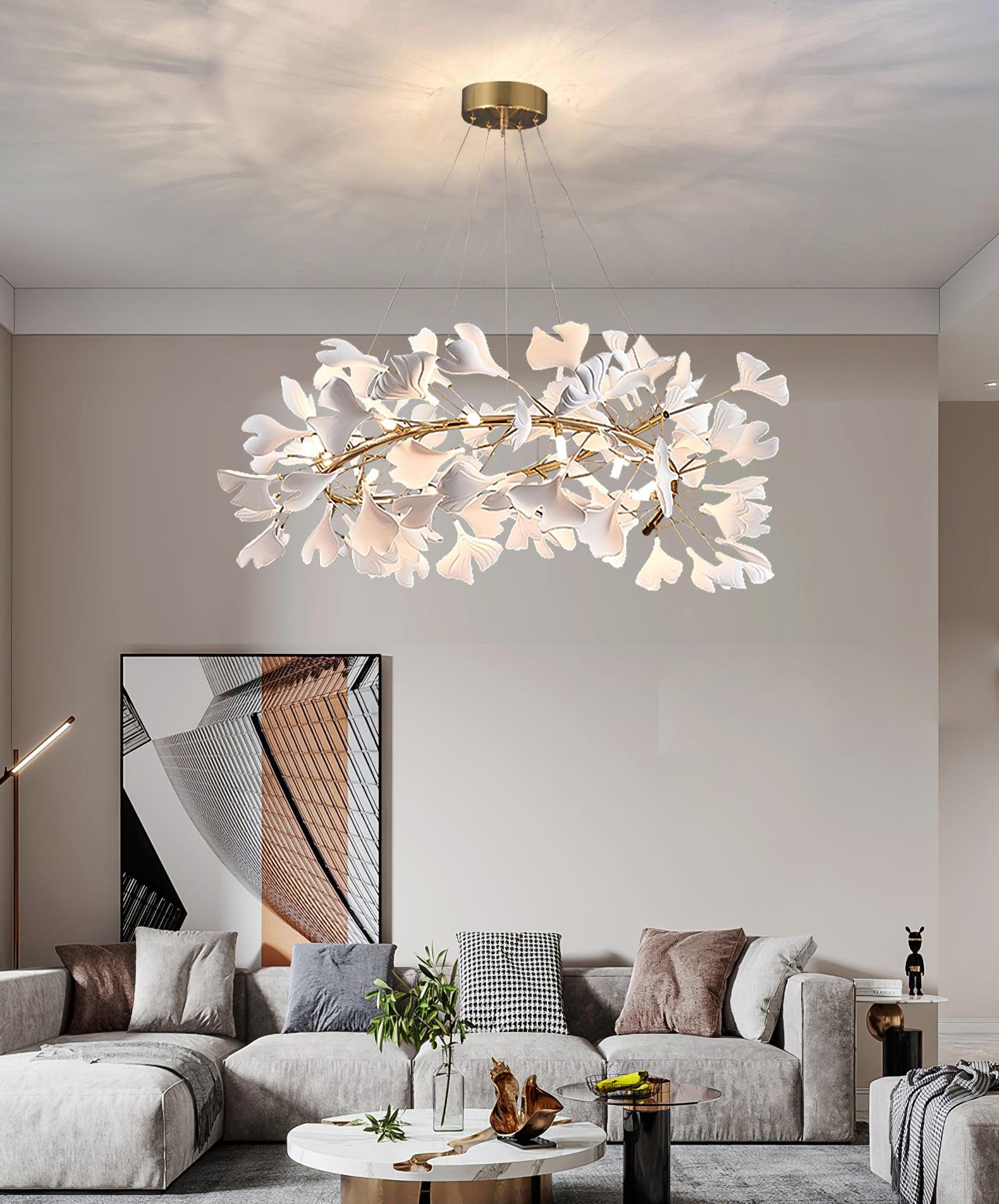 Gingko Chandelier U - Lumpaz