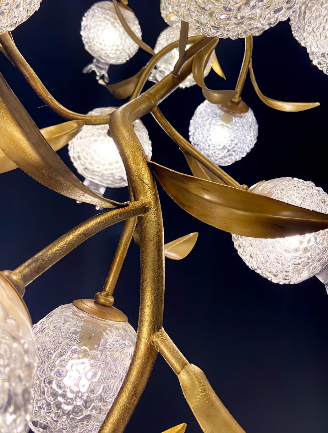 Pomegranate Brass Ceiling Lamp - Lumpaz