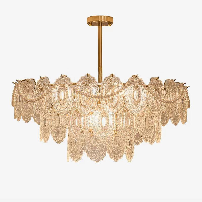 Wave Pearl Chandelier - Lumpaz