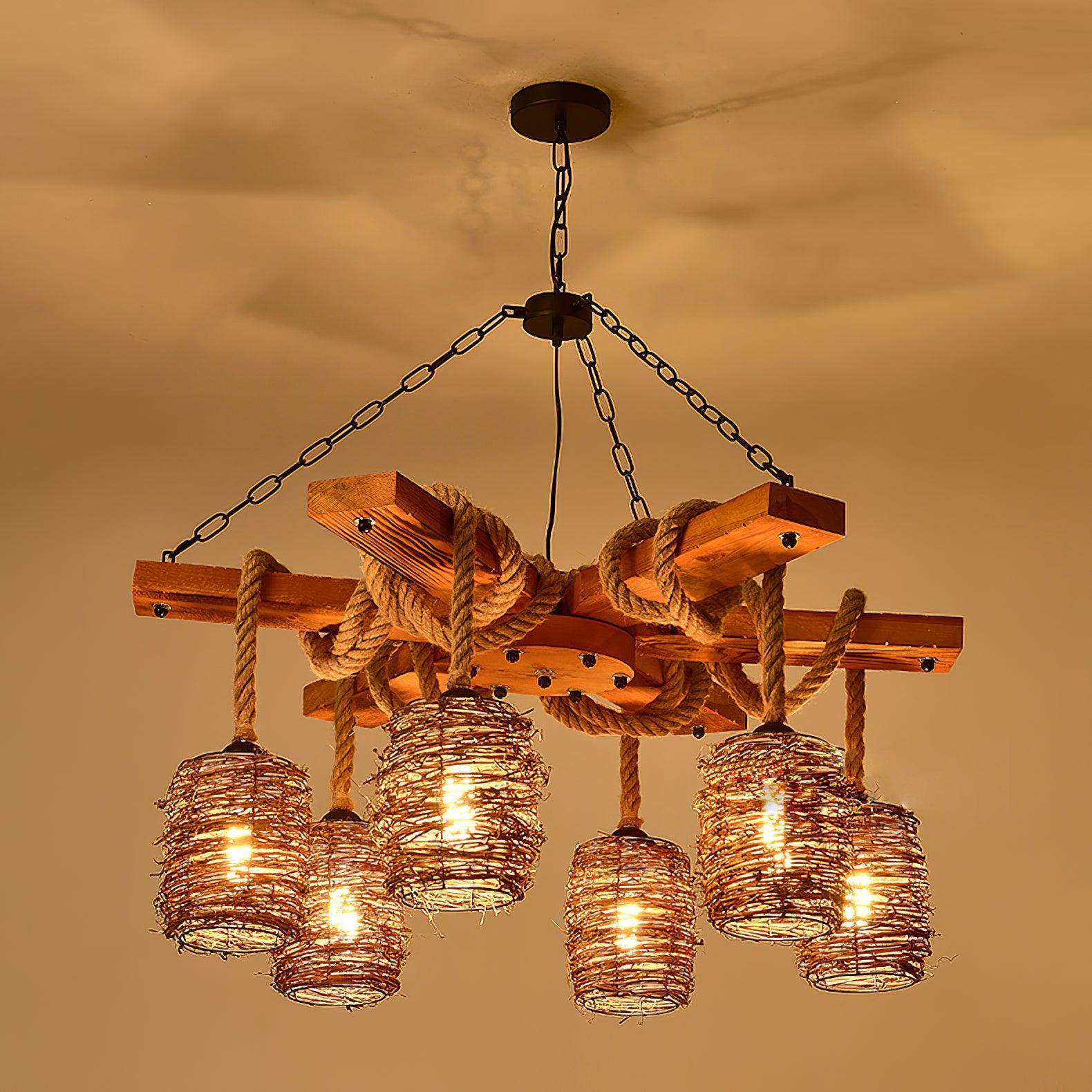 Vintage Farmhouse Chandelier - Lumpaz