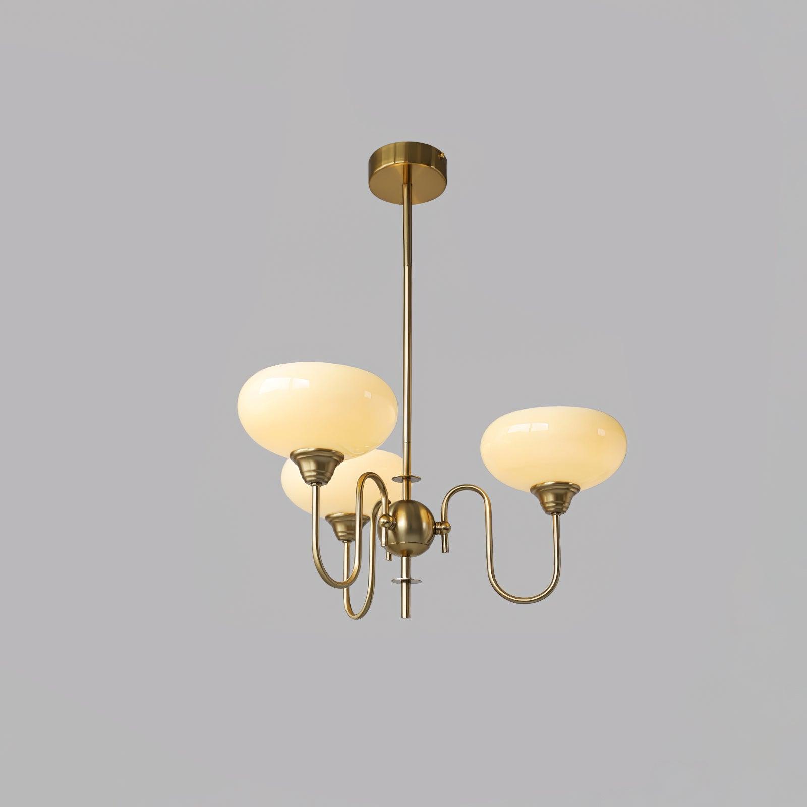 Creamy Persimmon Chandelier - Lumpaz