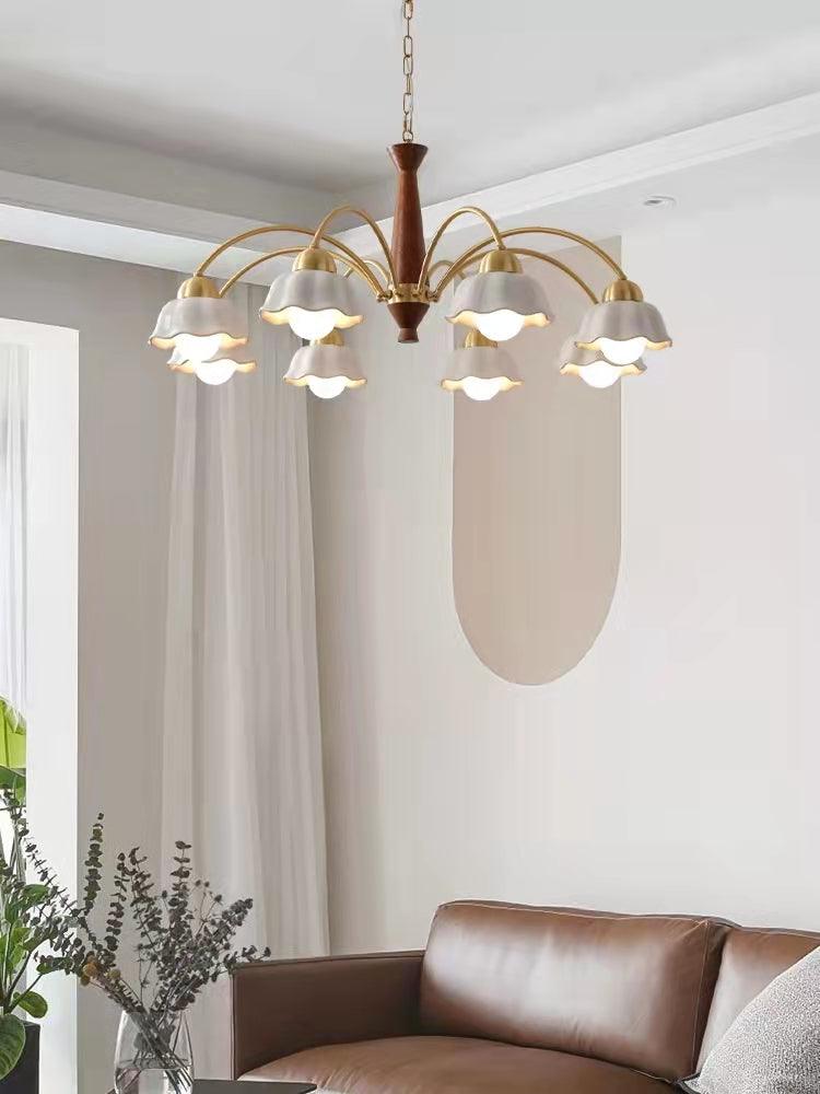 Swedish Modern Brass Chandelier - Lumpaz