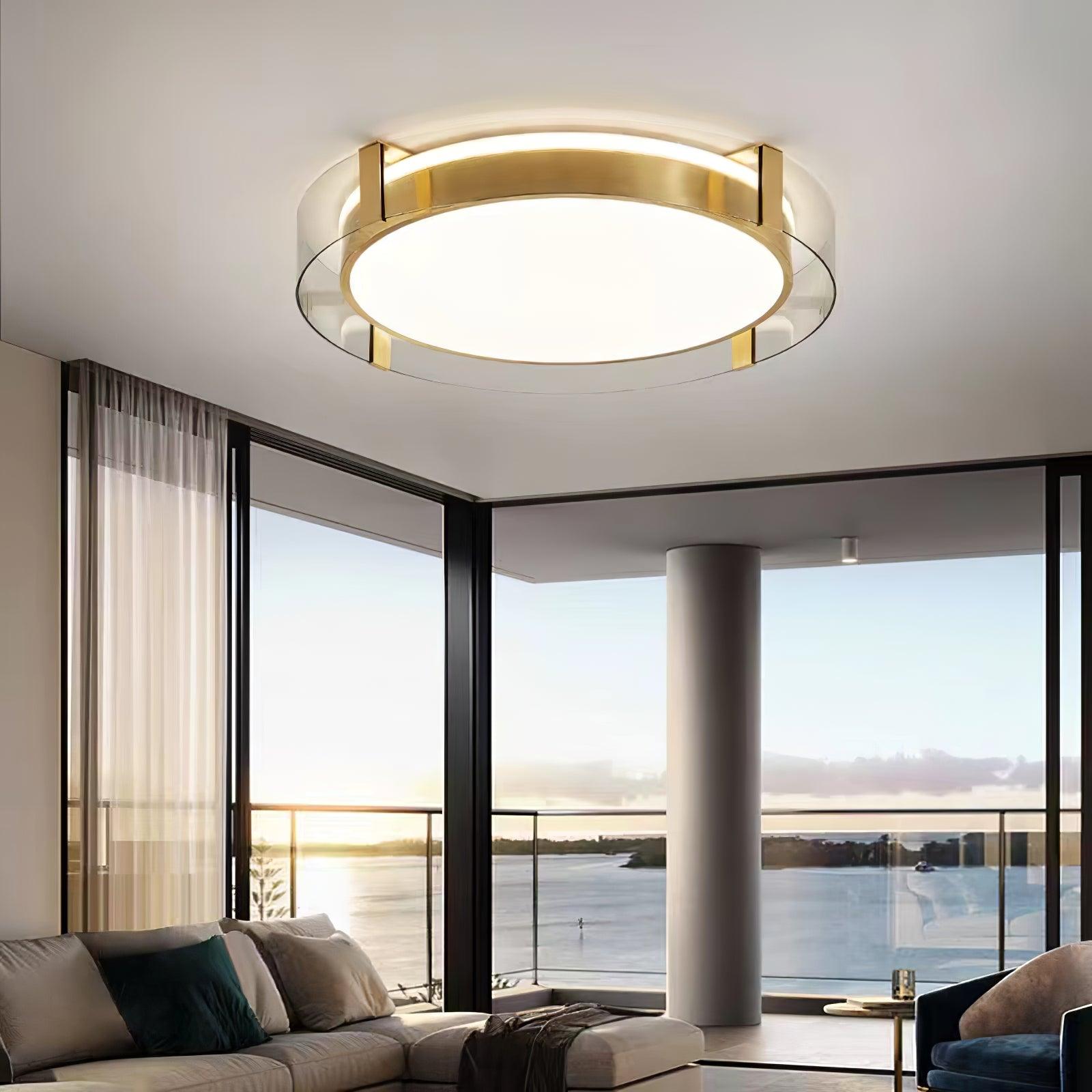 Round Low Profile Ceiling Light - Lumpaz