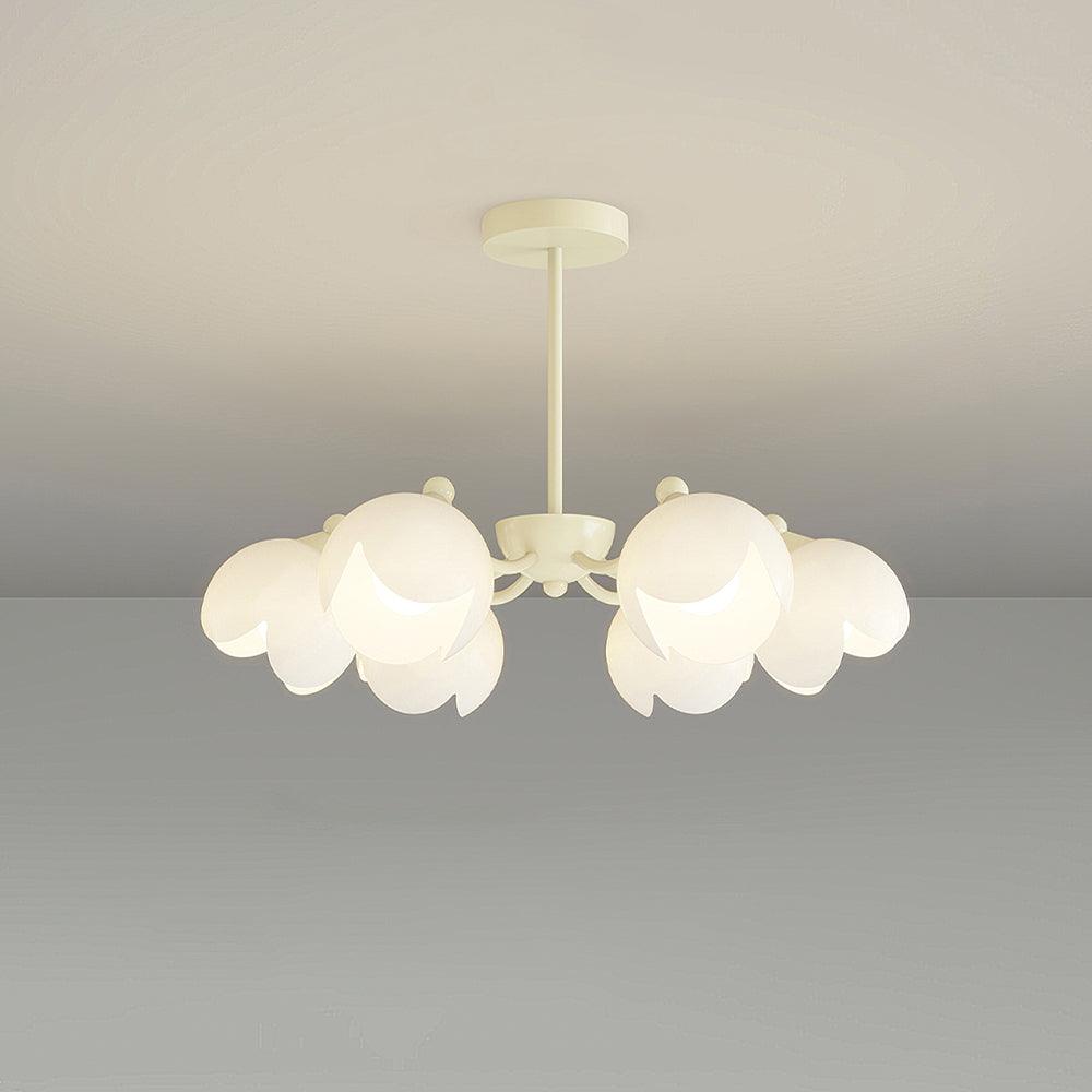 Murano Cream Chandelier - Lumpaz