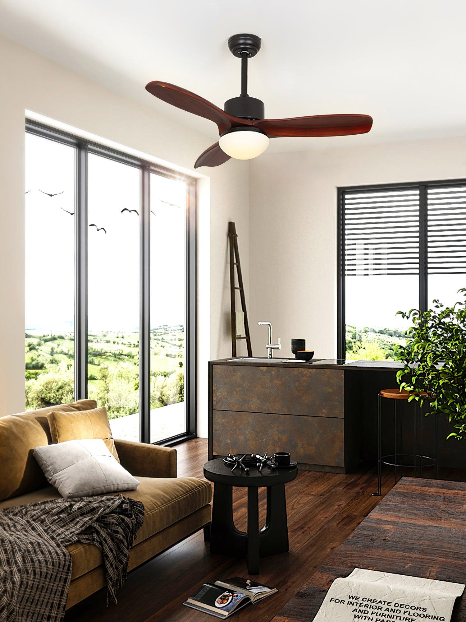 Harborough 3 Ceiling Fan Light - Lumpaz