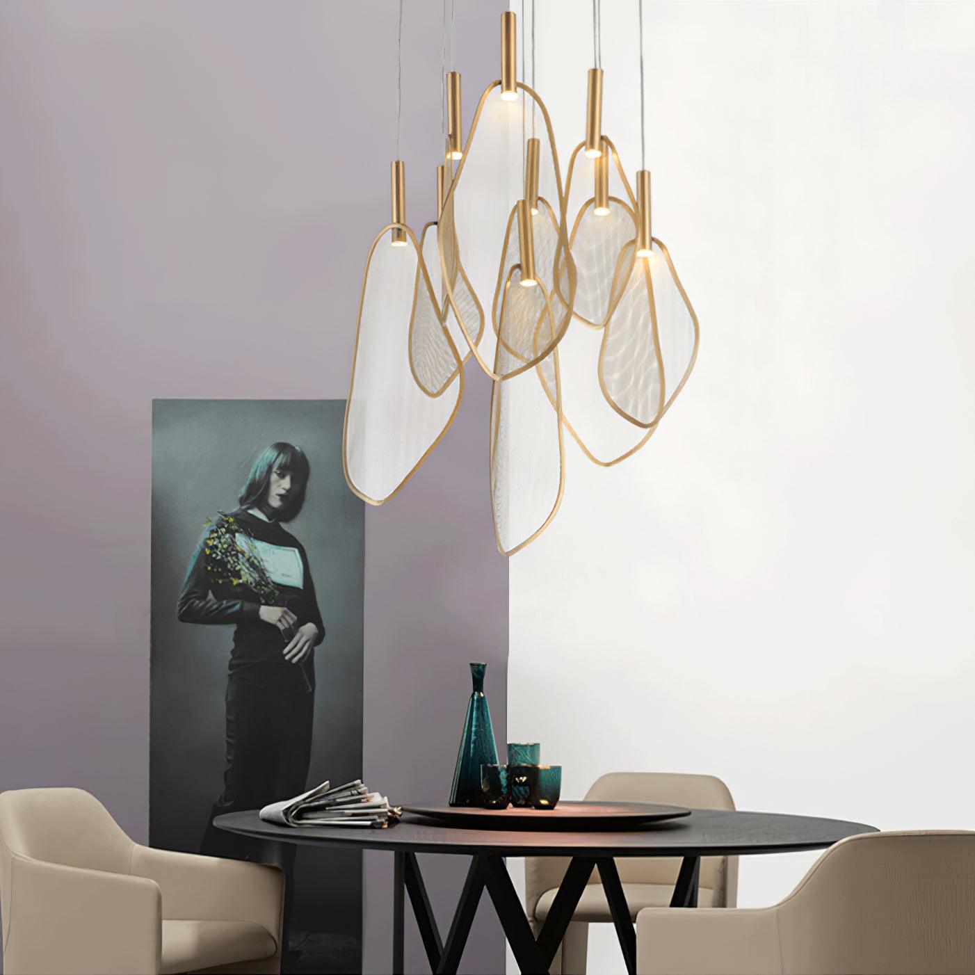 Fan Shape Pendant Light - Lumpaz