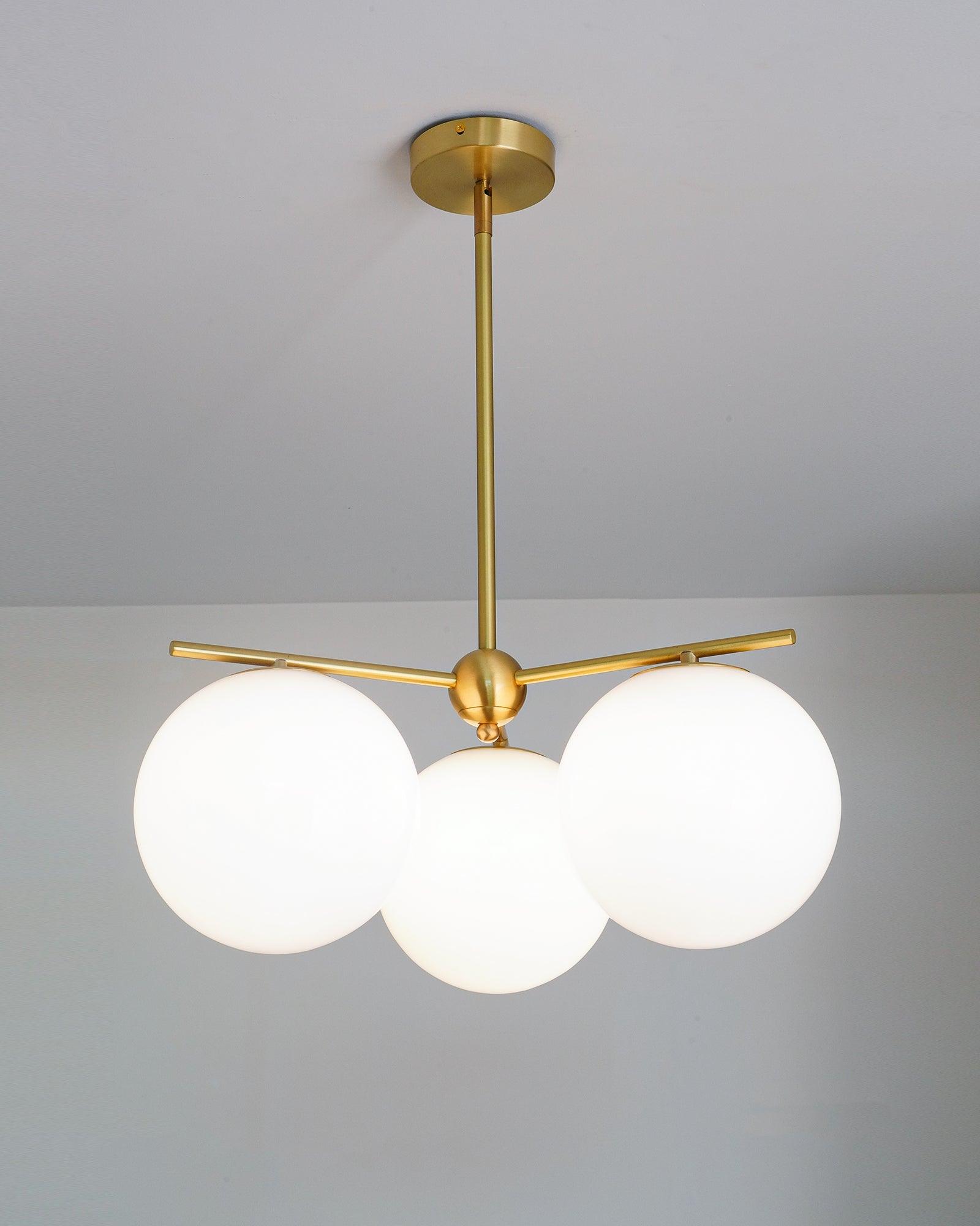 Sphere & Stem Chandelier - Lumpaz