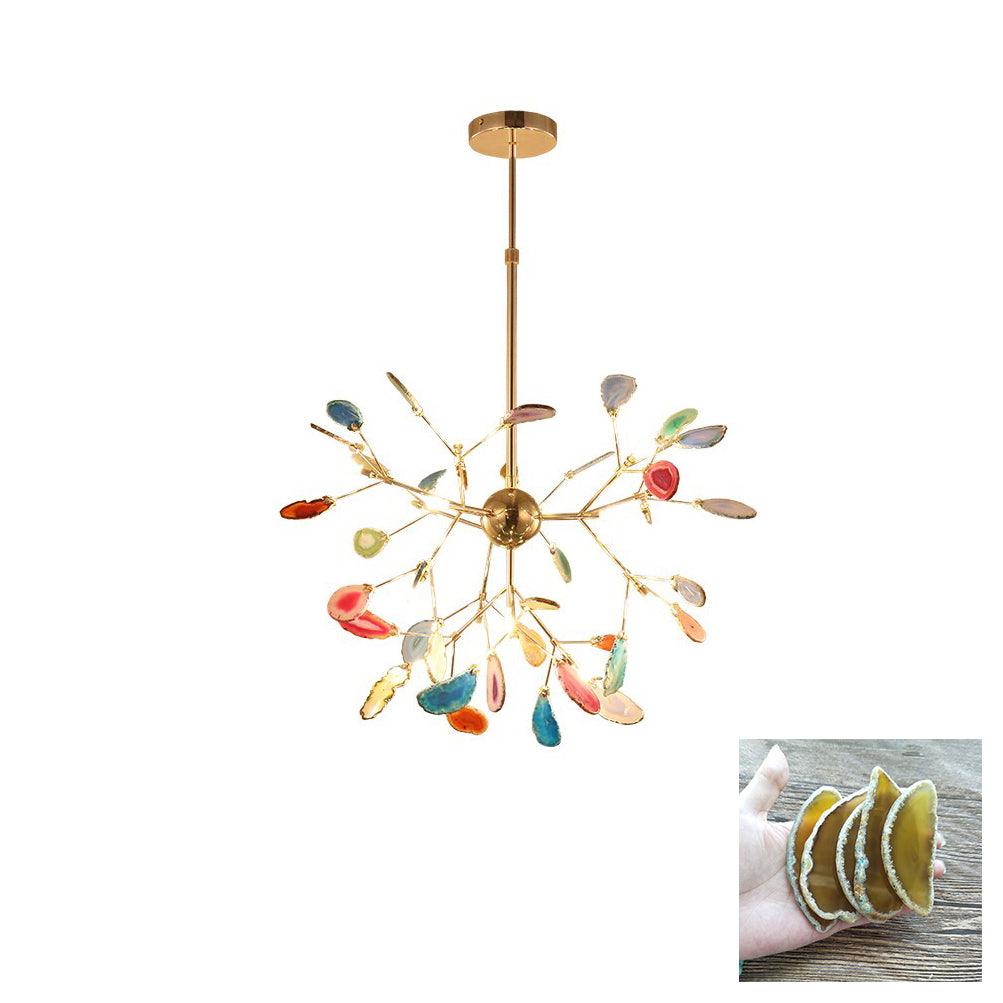 Agate Flake Chandelier - Lumpaz