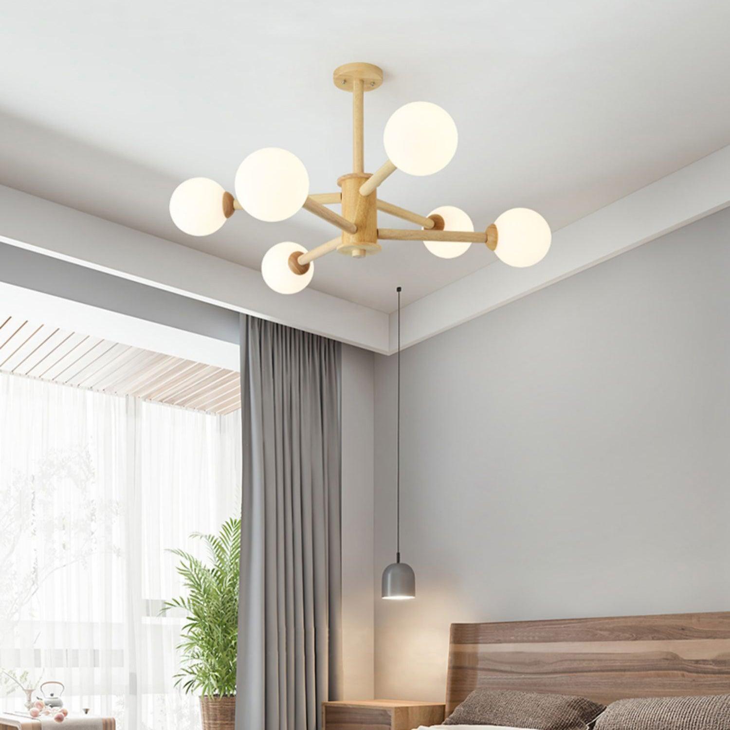 Kozan Wooden Chandelier - Lumpaz