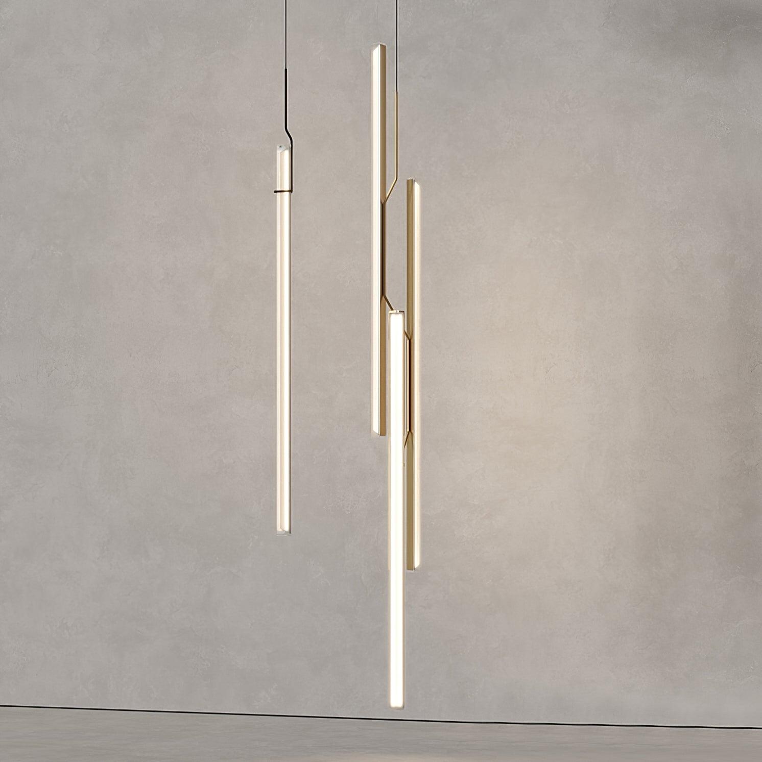 Halo Jewel Straight Pendant Light - Lumpaz