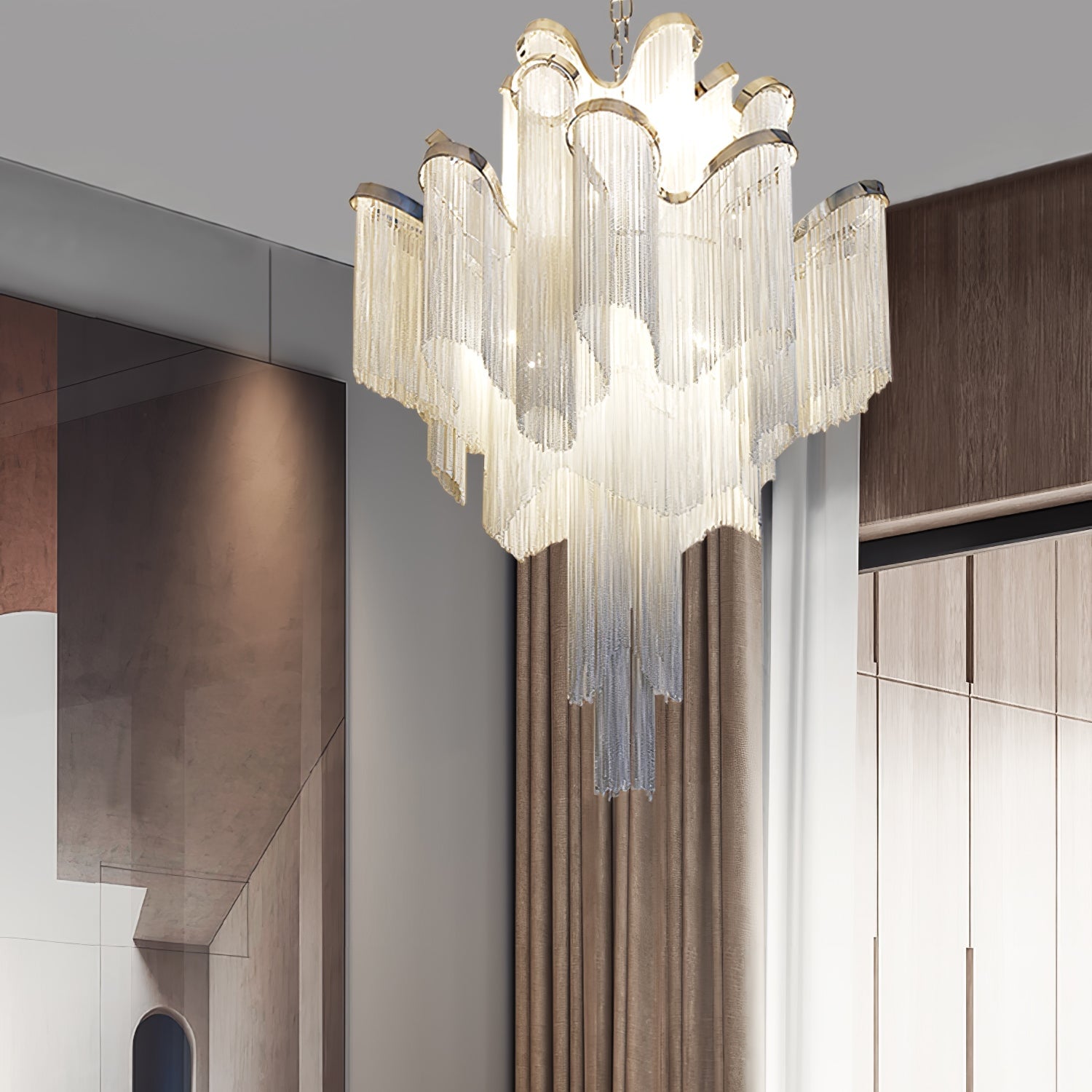 Stream Chain Chandelier - Lumpaz