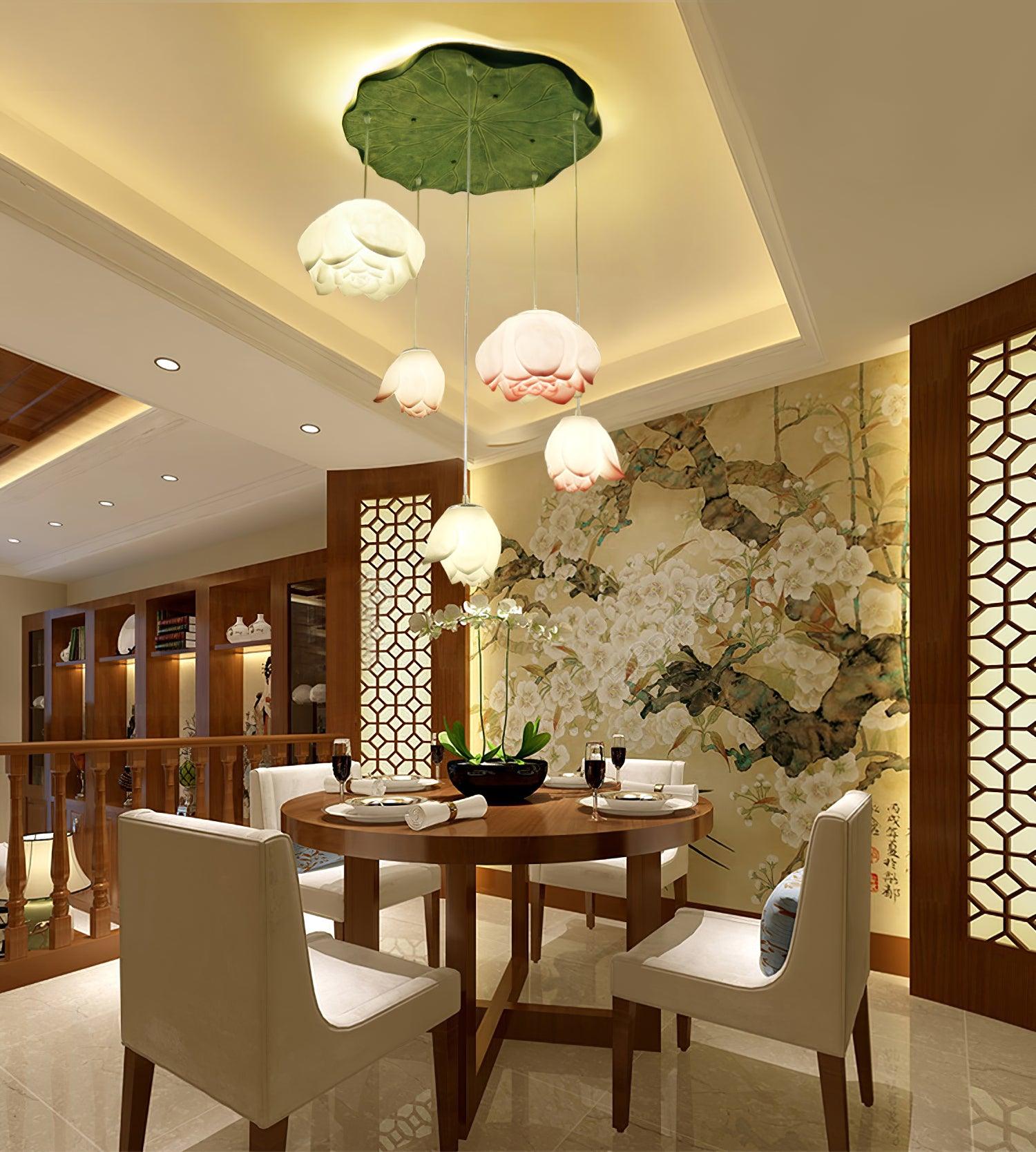Lotus Chandelier - Lumpaz