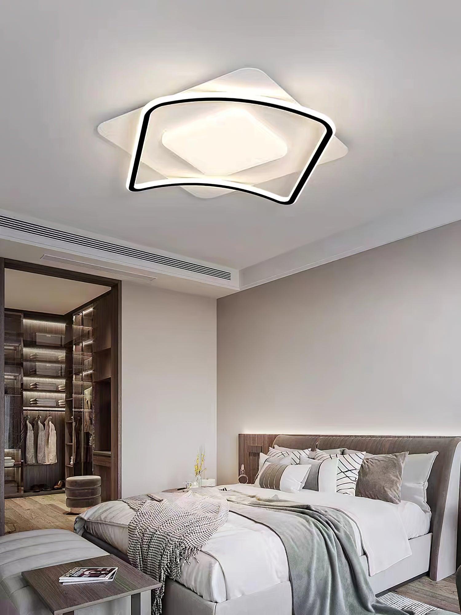 Minimalist Geometry LED Ceiling Light - Lumpaz