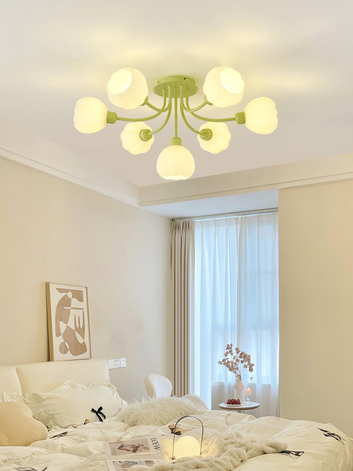 Pumpkin Matcha Ceiling Lamp - Lumpaz