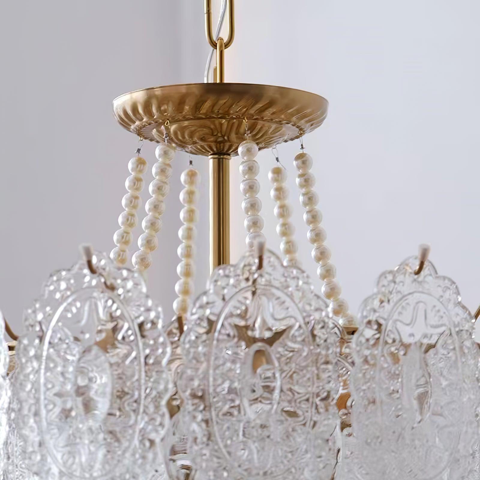 Pearls Glass Chandelier - Lumpaz