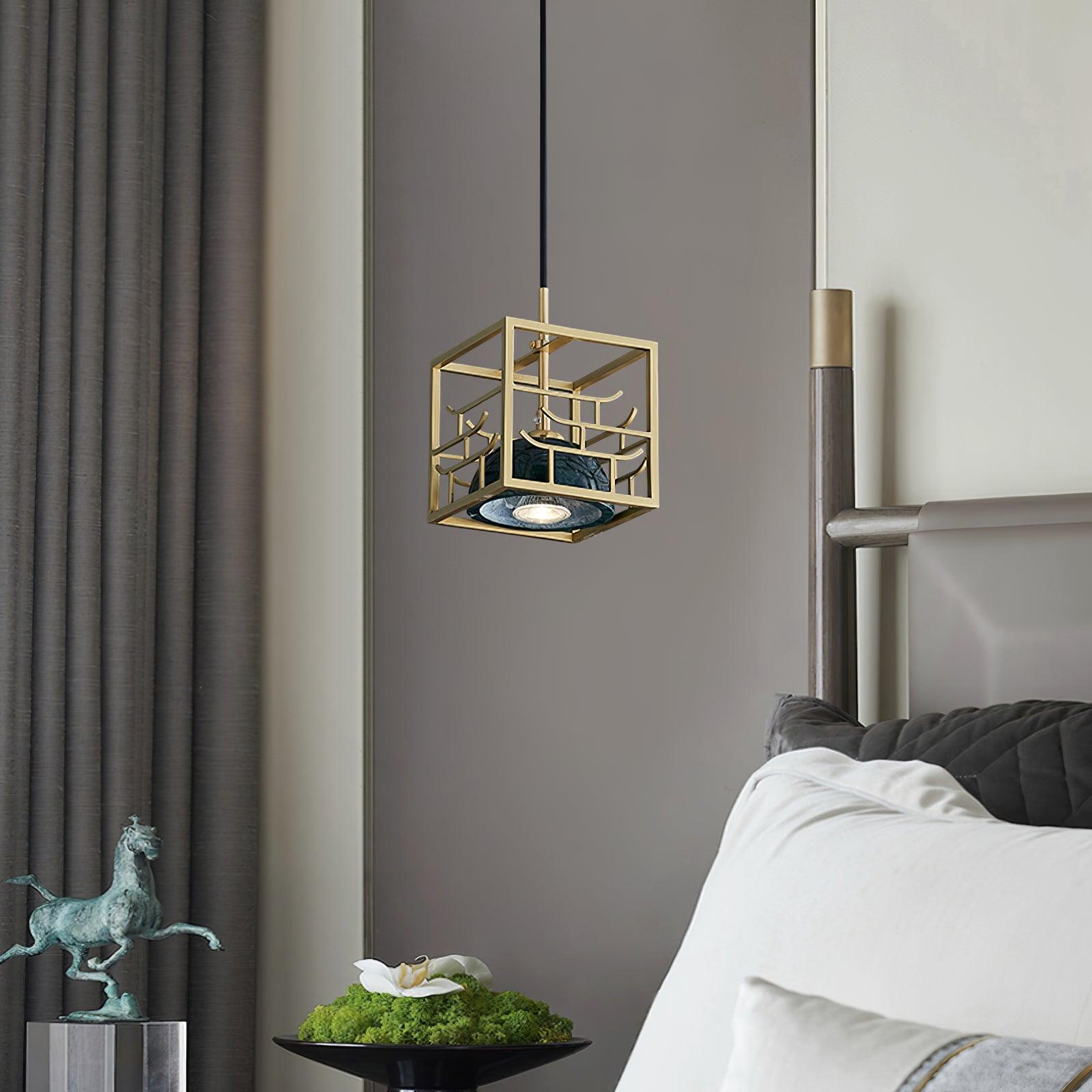 Lantern Square Pendant Lamp - Lumpaz