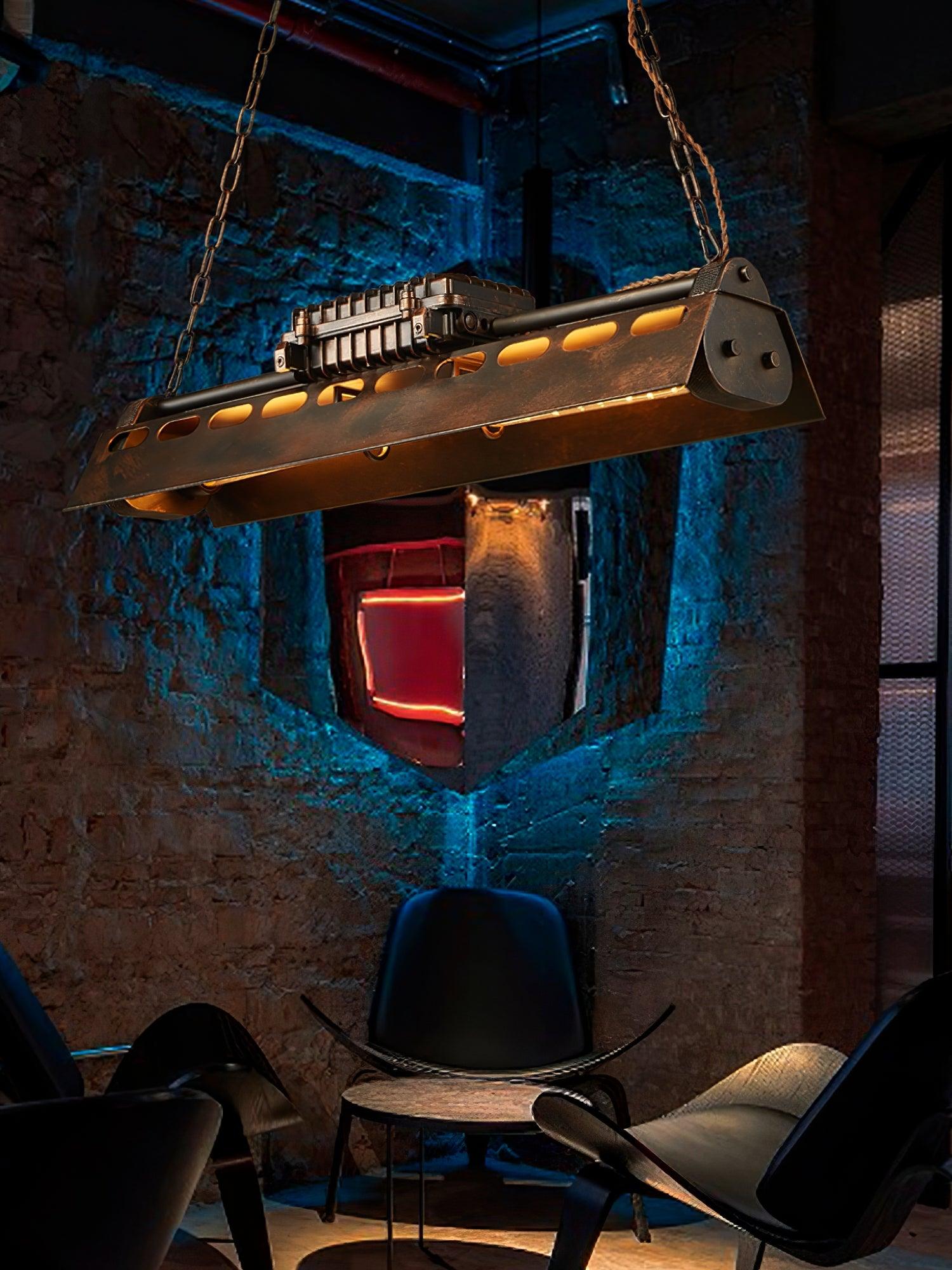 Industrial Steampunk Chandelier - Lumpaz