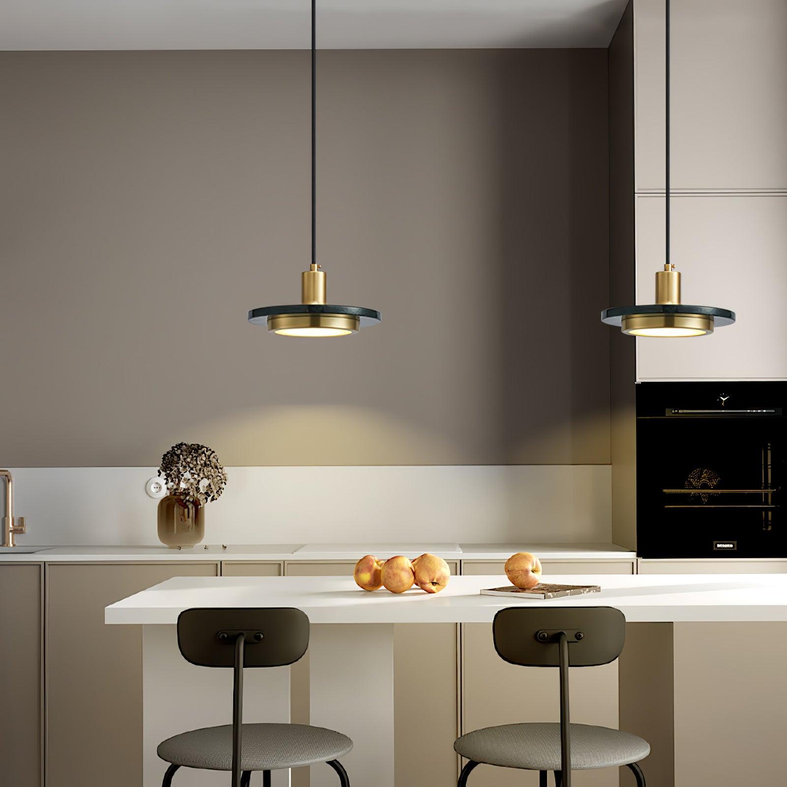 Double Circle Pendant Light - Lumpaz