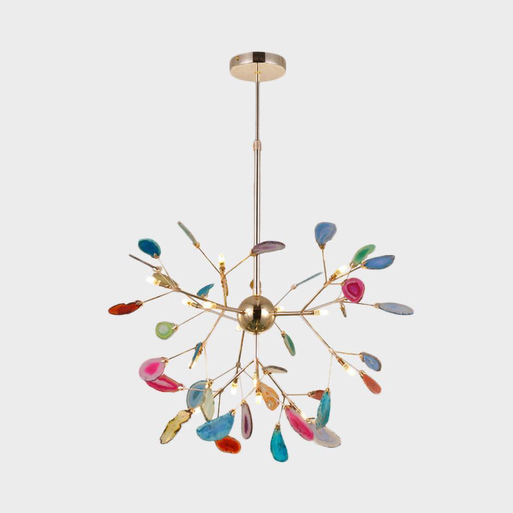 Agate Flake Chandelier - Lumpaz