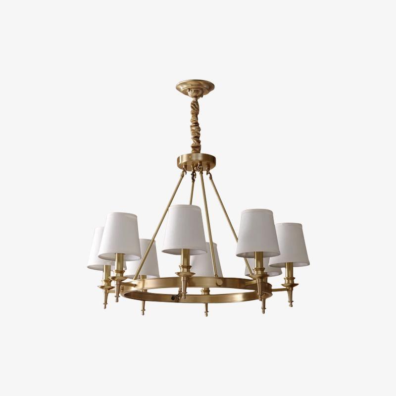 Antique Brass Chandelier - Lumpaz