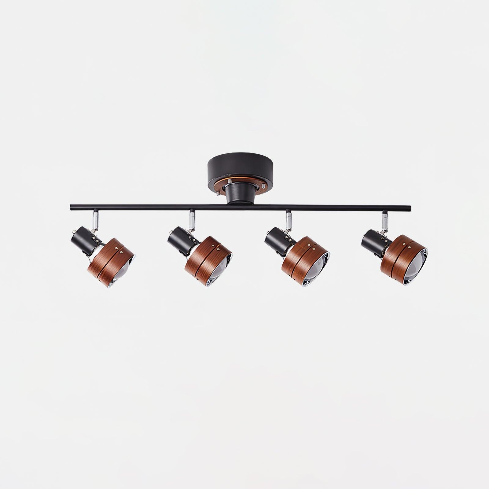 Wooden Adjustable Spot Ceiling Lamp - Lumpaz