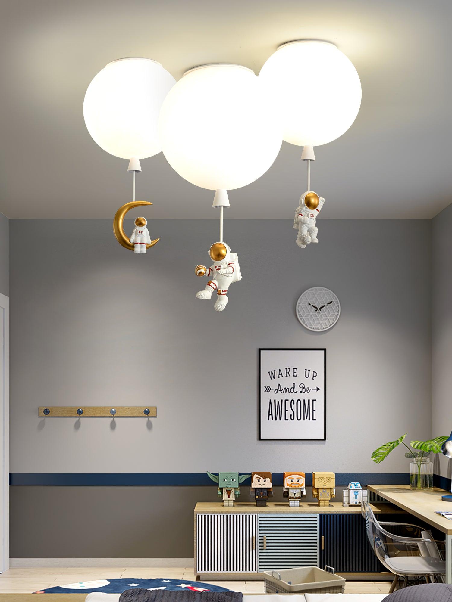 Frosted Balloon Ceiling Light - Lumpaz