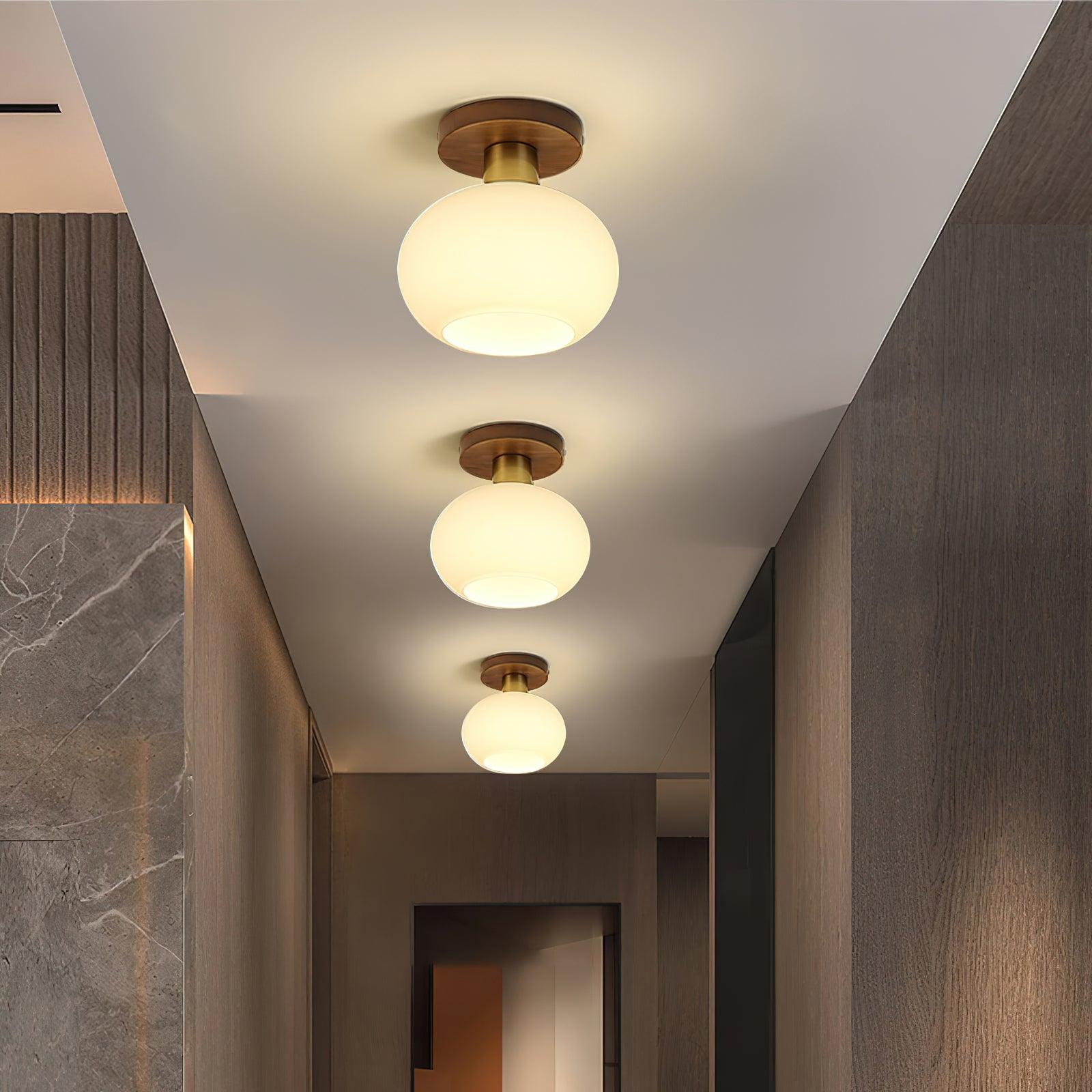 White Shell Ceiling Lamp - Lumpaz