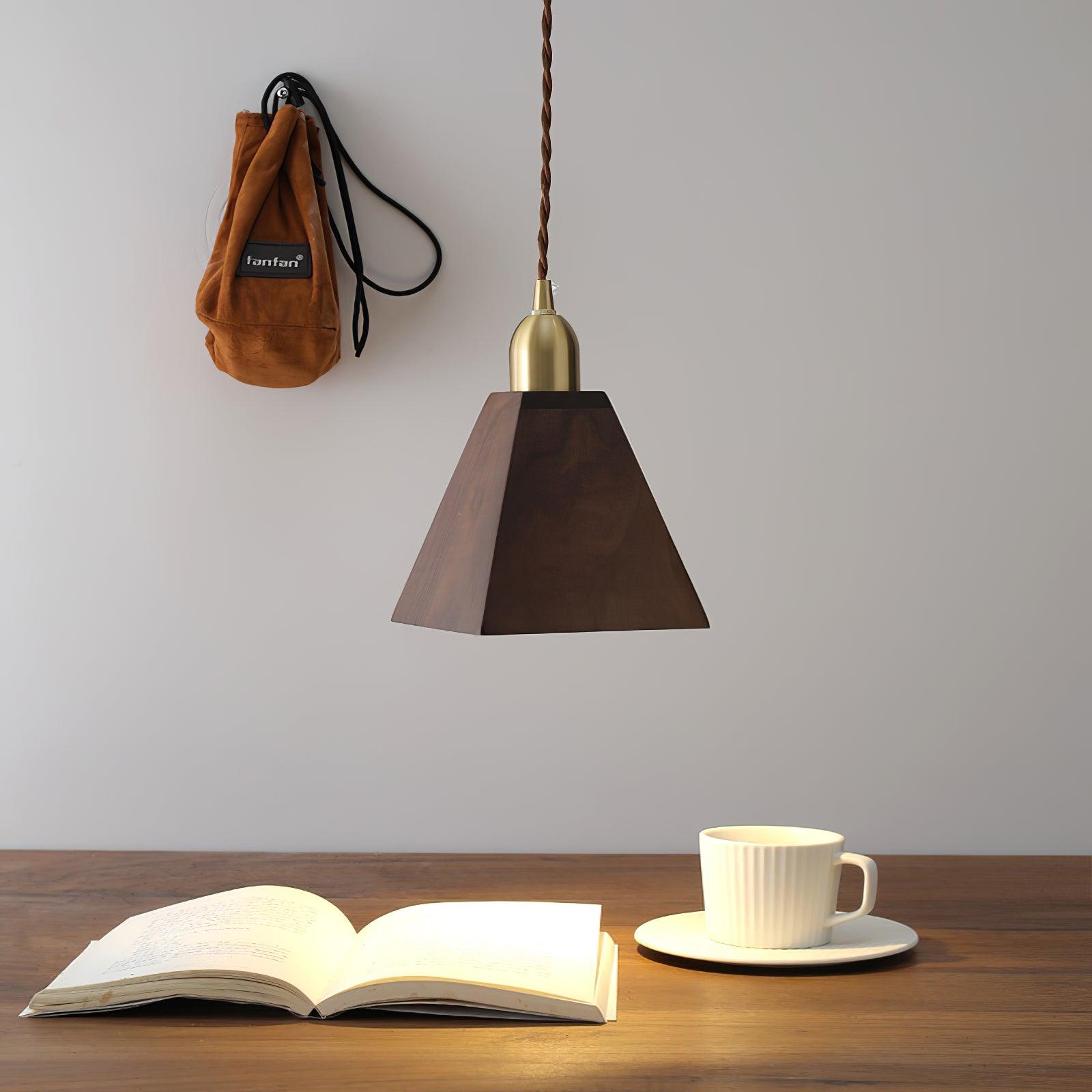 Lyfa Walnut Pendant Light - Lumpaz