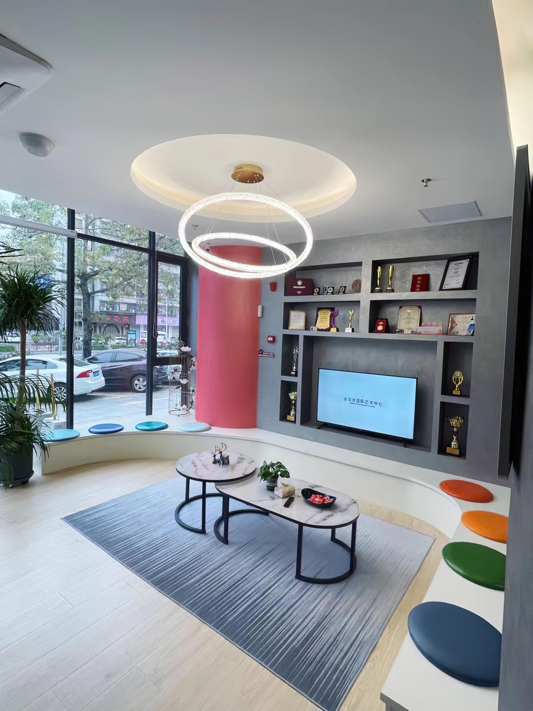 Ring Crystal Chandeliers - Lumpaz