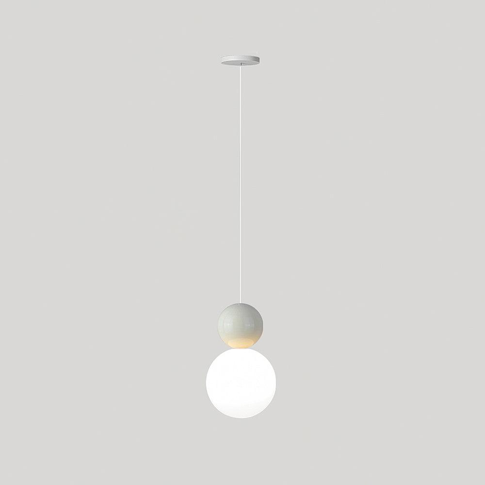 Acrylic Two Ball Pendant Light - Lumpaz