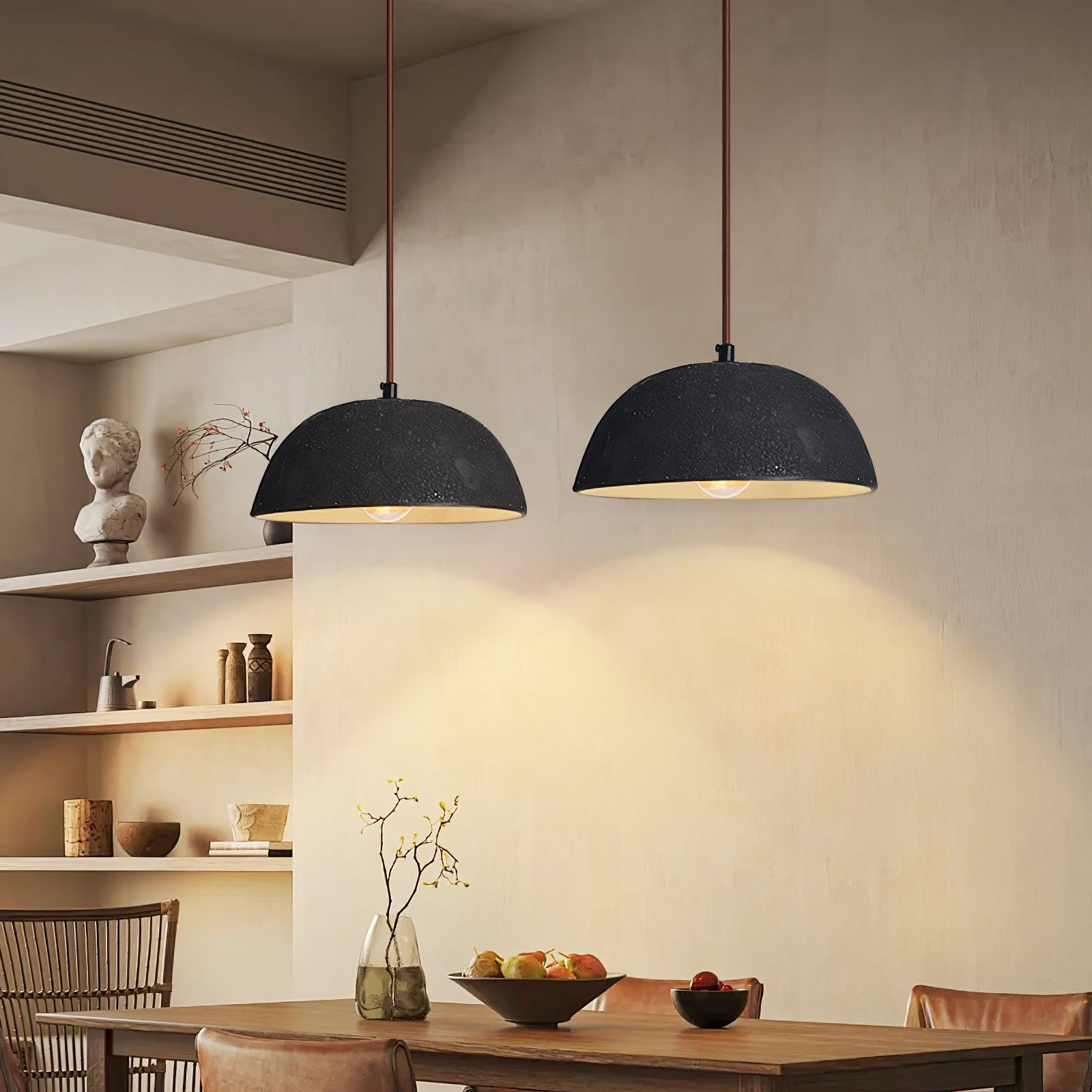 Black Arch Ceramic Pendant Lamp - Lumpaz