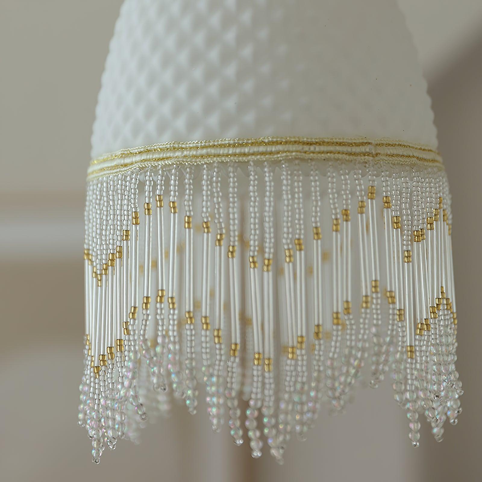 Mesh Tassel Glass Pendant Light - Lumpaz