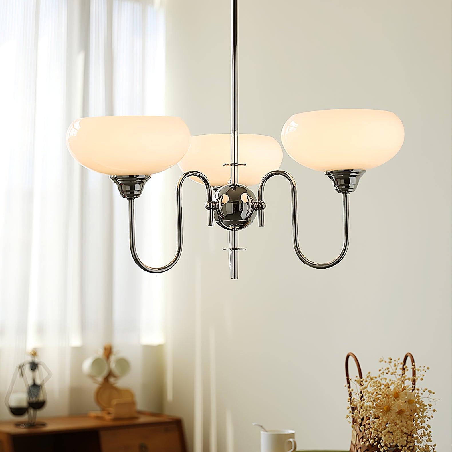 Creamy Persimmon Chandelier - Lumpaz